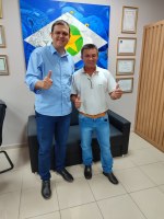 Vereador José Carlos Leiteiro realiza visita ao gabinete do Deputado  Thiago Silva. 
