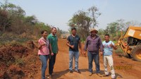 Vereadores acompanham realizações de estradas e construções de ponte nos terrenos indígenas.